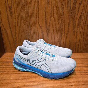 ASICS GT-2000 10 Men Size 8.5 US White Blue Running Shoes Sneakers 1011B564